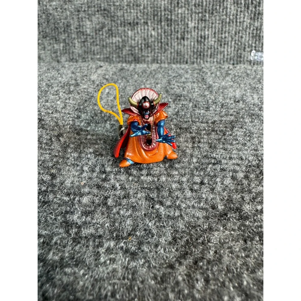 Dragon Quest Zoma Demon Lord Figure Phone Strap Charm Orange Red Blue Mini
